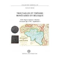 livre collection moneta 195 Trouvailles et Tresors Monetaires en Belgique
